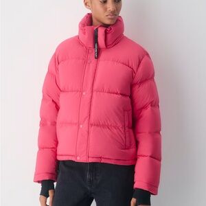 Aritzia Super Puff Pink Puffer Jacket